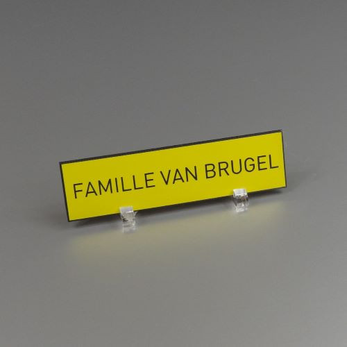 Plaque Boite Aux Lettres Originale Famille par Plaques à Graver® –