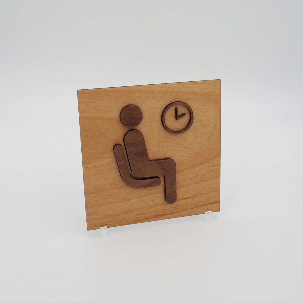 Pictogrammes en bois - Salle d'attente - Wood'Sign Pictogrammes en bois - Salle d'attente - Wood'Sign