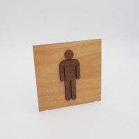 Pictogrammes en bois - Homme - Wood'Sign