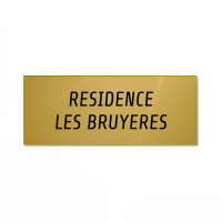 Plaque professionnelle gravée Plaque professionnelle gravée