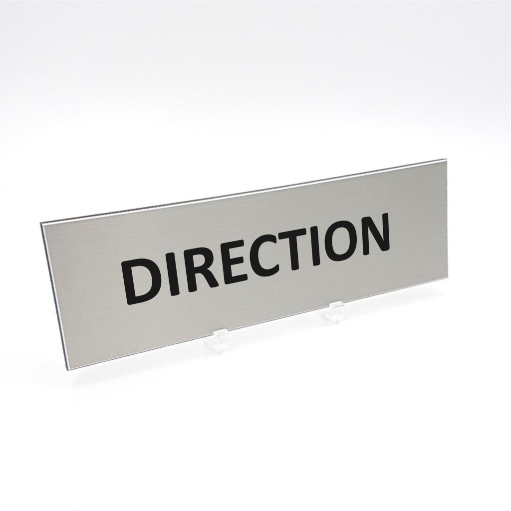 Plaque de porte Direction Plaque de porte Direction
