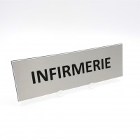 Plaque de porte Infirmerie