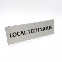 Plaque de porte Local Technique