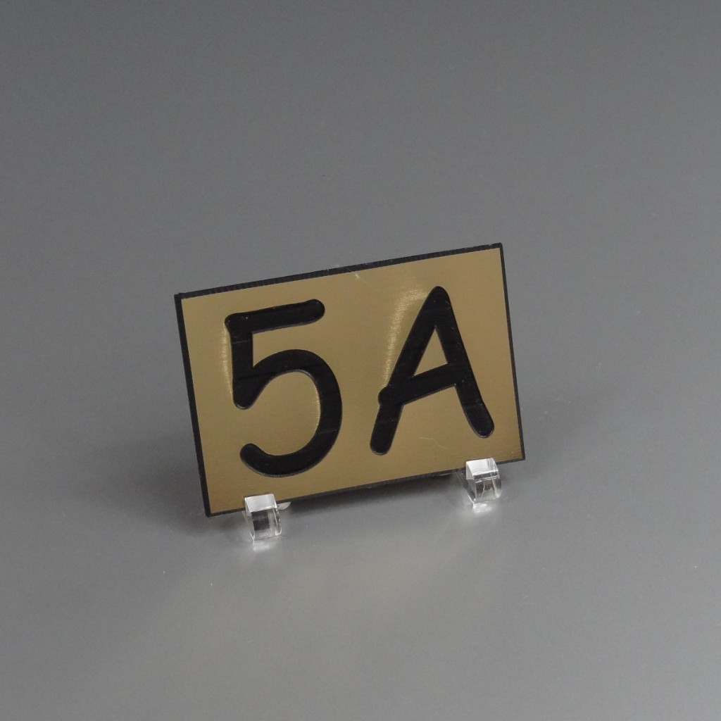 Numéro de boîte aux lettres - moyen format