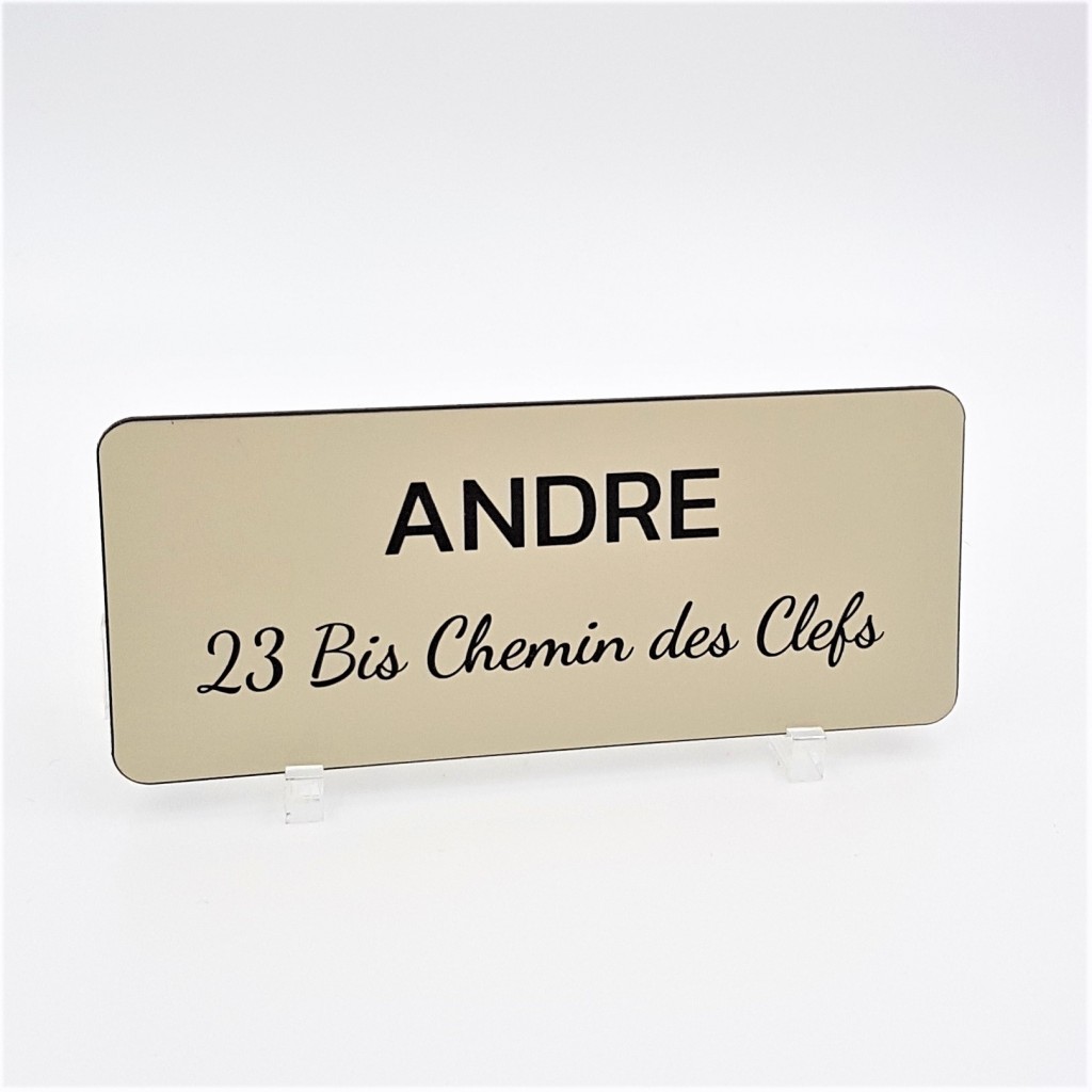 Plaque boite aux lettres - Délai 24h - Fabrication Française