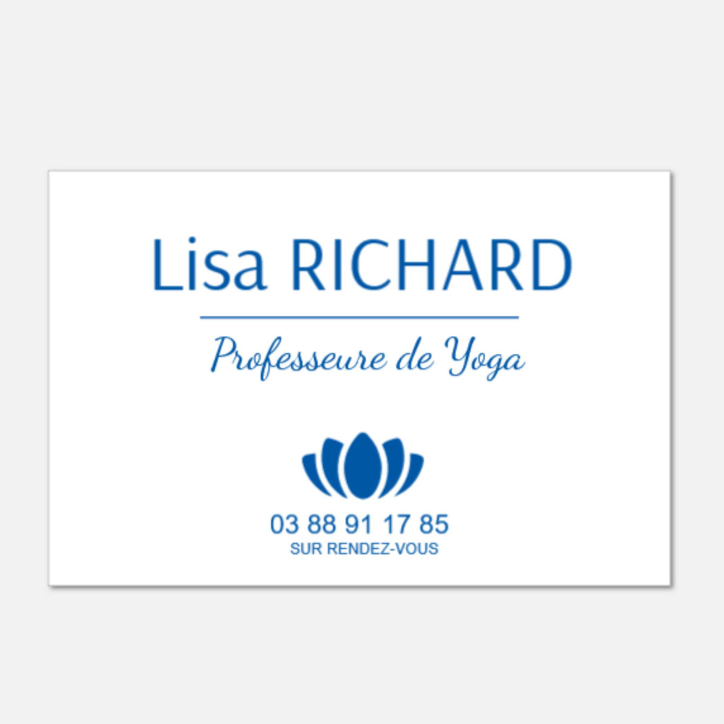 Plaque professionnelle pvc éco modèle pour yoga Plaque professionnelle pvc éco modèle pour yoga