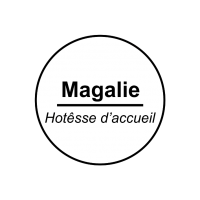 Badge nominatif  - avec épingle d'attache - gravure laser