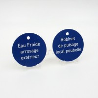 Jeton / médaillon de repérage en PVC Jeton / médaillon de repérage en PVC