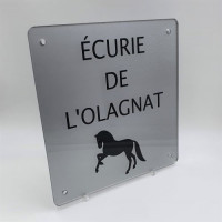 Plaque d'Ecurie / Plaque de box chevaux