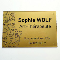 Plaque professionnelle gravée