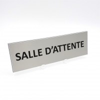 Plaque de porte Salle d'attente