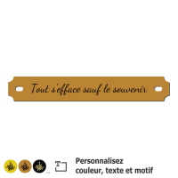 Inter funéraire standard à personnaliser - 1 à 2 lignes Inter funéraire standard à personnaliser - 1 à 2 lignes