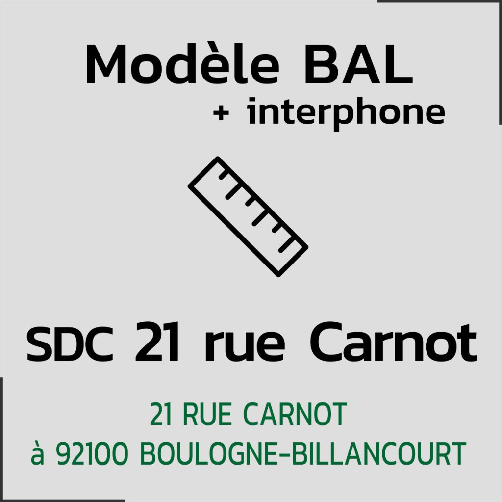 Modèle SDC 21 rue Carnot Modèle SDC 21 rue Carnot