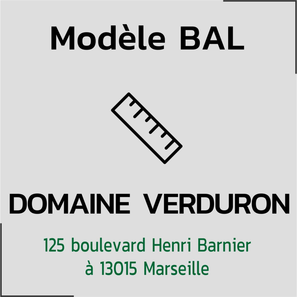 Modèle DOMAINE VERDURON