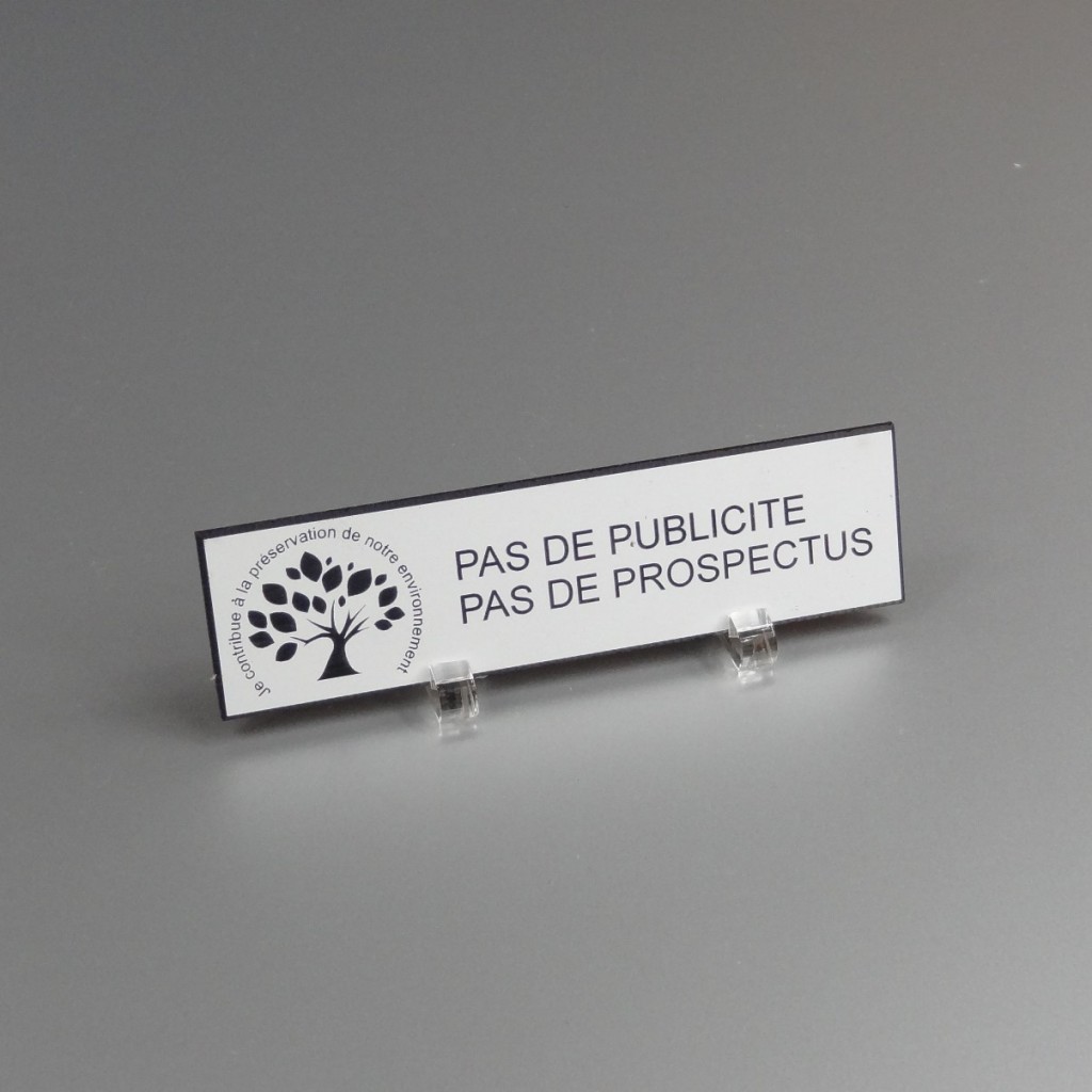STOP PUB - Je contribue au respect de l'environnement STOP PUB - Je contribue au respect de l'environnement