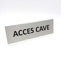 Plaque de porte Accès Cave