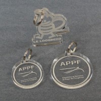 Porte-clefs en plexiglas Porte-clefs en plexiglas