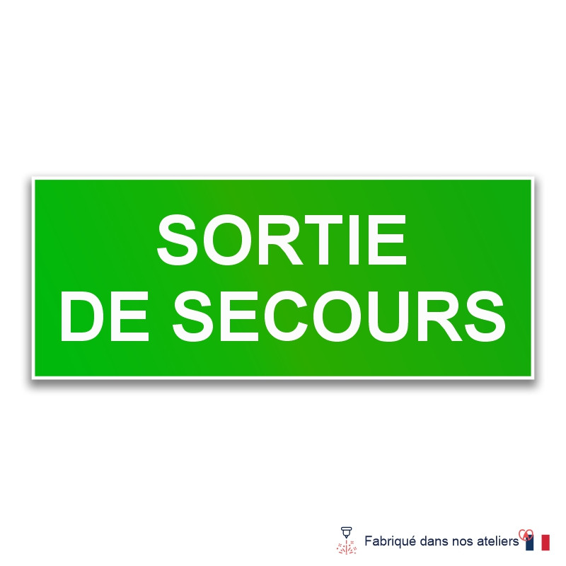 Panneau Sortie de Secours