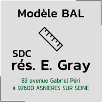 Modèle copropriété SDC E. Gray
