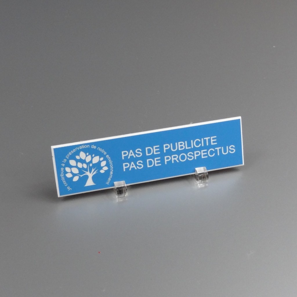 STOP PUB - Je contribue au respect de l'environnement STOP PUB - Je contribue au respect de l'environnement