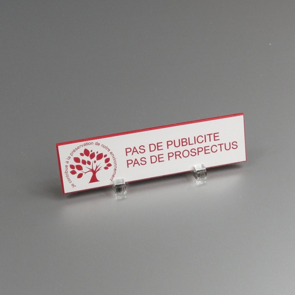 STOP PUB - Je contribue au respect de l'environnement STOP PUB - Je contribue au respect de l'environnement