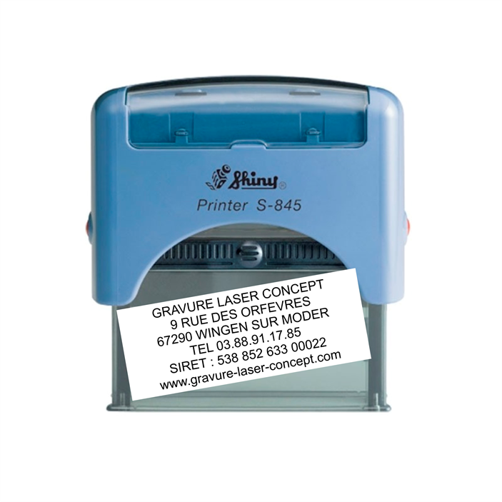 Tampon Encreur - Empreinte 70x25mm - Shiny S-855 Tampon Encreur - Empreinte 70x25mm - Shiny S-855