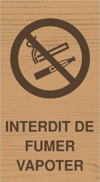 Pictogramme Interdit fumer et vapoter