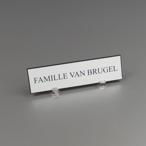 Plaque de boîte aux lettres sur-mesure
