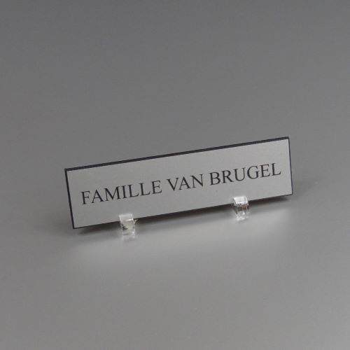 Plaque de boîte aux lettres sur-mesure