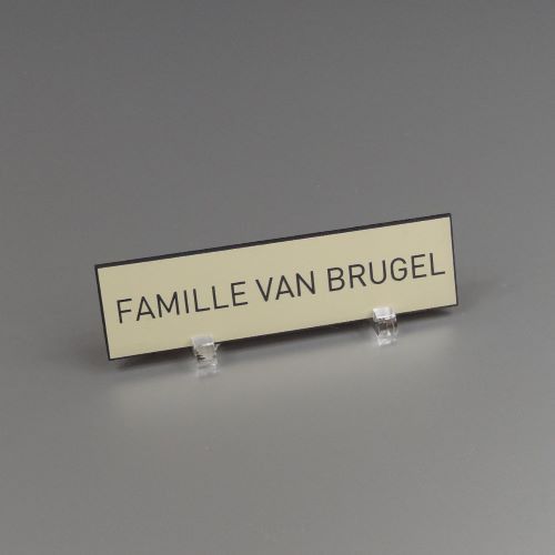 Plaque de boîte aux lettres sur-mesure