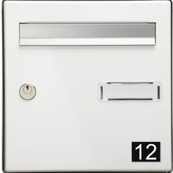 Numéro de boîte aux lettres - petit format
