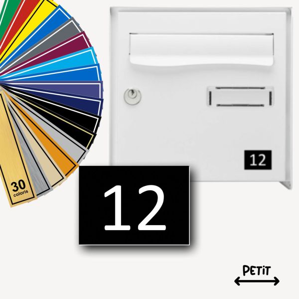 Numéro de boîte aux lettres - petit format