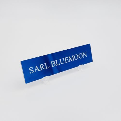 Plaque boite aux lettres en aluminium sur-mesure