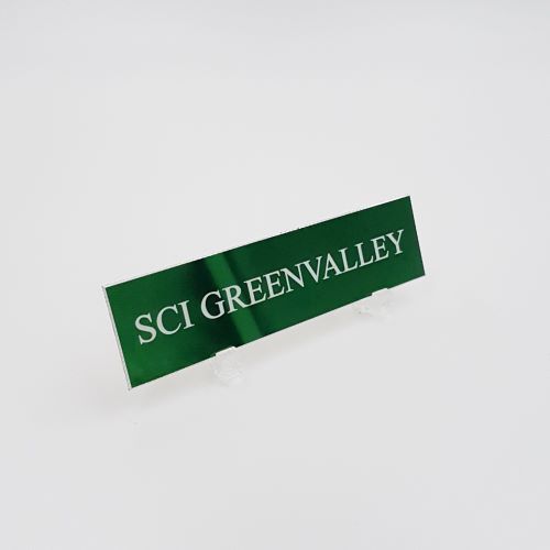 Plaque boite aux lettres en aluminium sur-mesure
