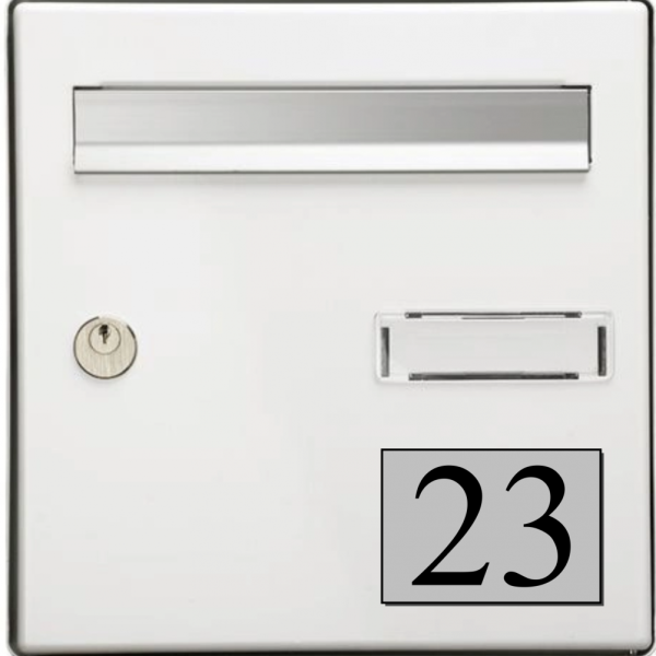 Numéro de boîte aux lettres - grand format