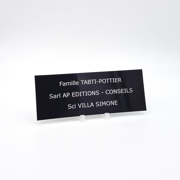 Plaque boite aux lettres en Aluminium - grand format