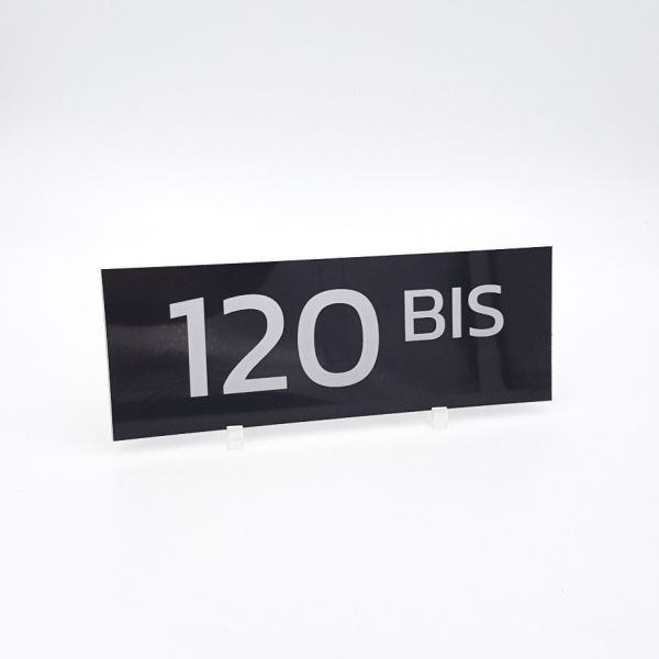 Plaque boite aux lettres en Aluminium - grand format
