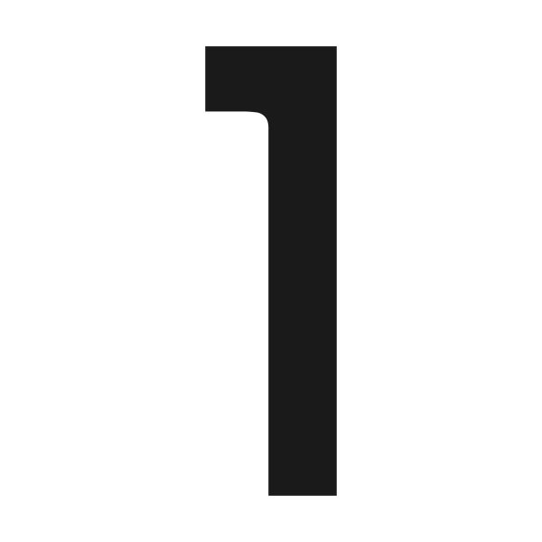 Numéro de maison 20cm - PlexiSign