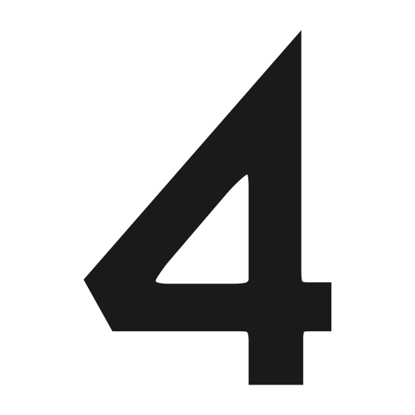 Numéro de maison 20cm - PlexiSign