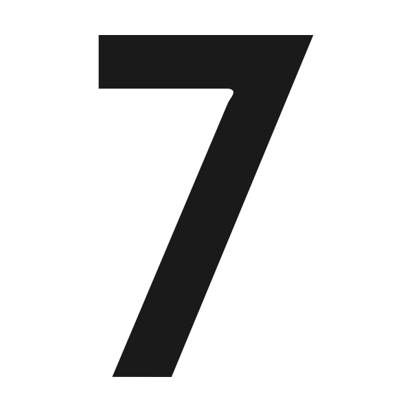 Numéro de maison 20cm - PlexiSign
