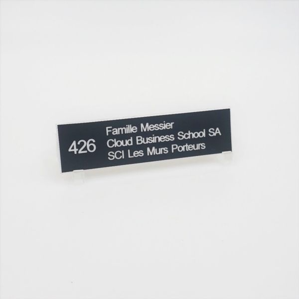 Plaque boite aux lettres Grand Format
