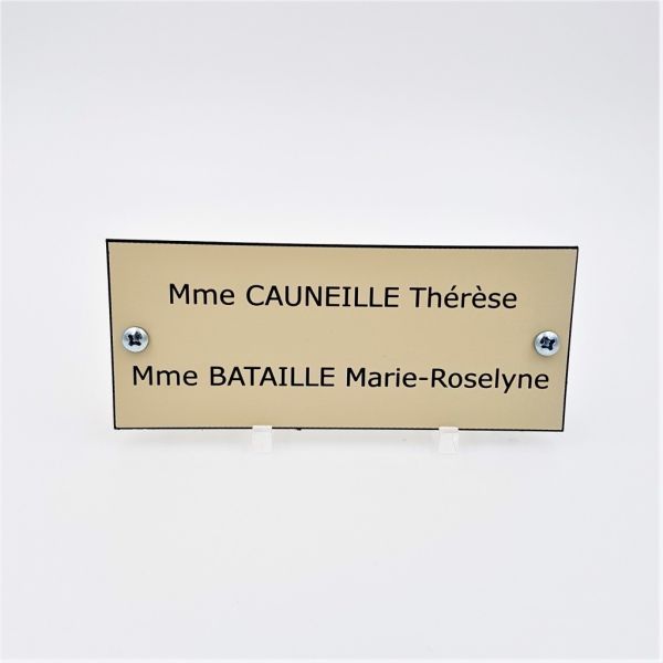 Plaque boite aux lettres Grand Format