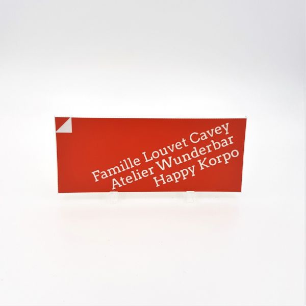 Plaque boite aux lettres Grand Format