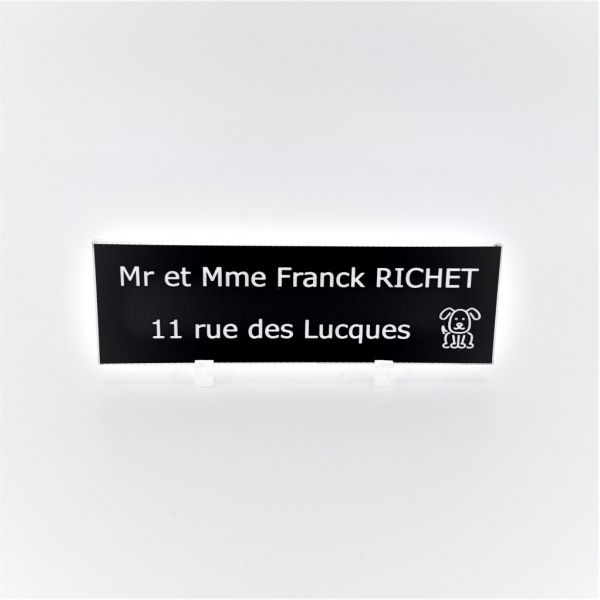 Plaque boite aux lettres Grand Format