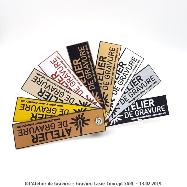 Plaque boite aux lettres Grand Format