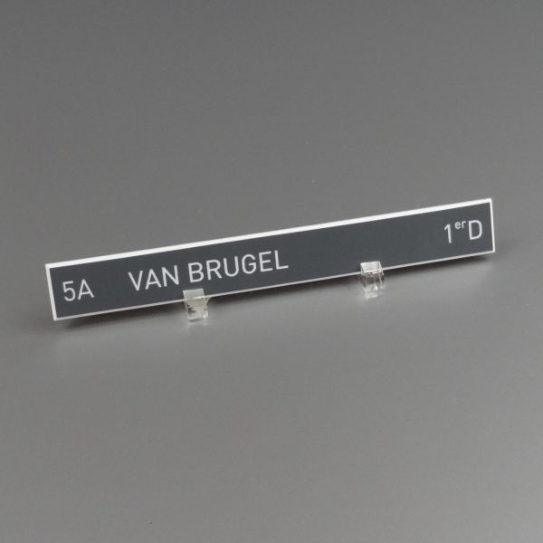 Plaque gravée pour tableau nominatif