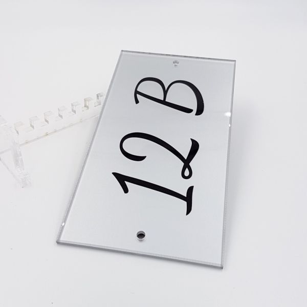 Numéro de maison plexiglas sur mesure