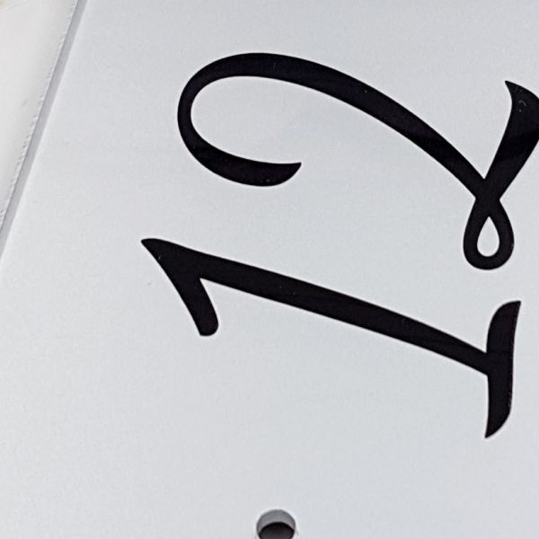 Numéro de maison plexiglas sur mesure