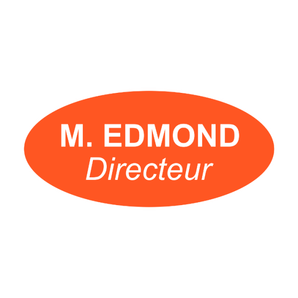 Badge nominatif PVC - personnalisation par gravure laser