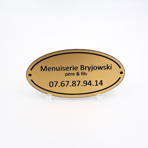 Plaque de porte autocollante - Modèle Budapest